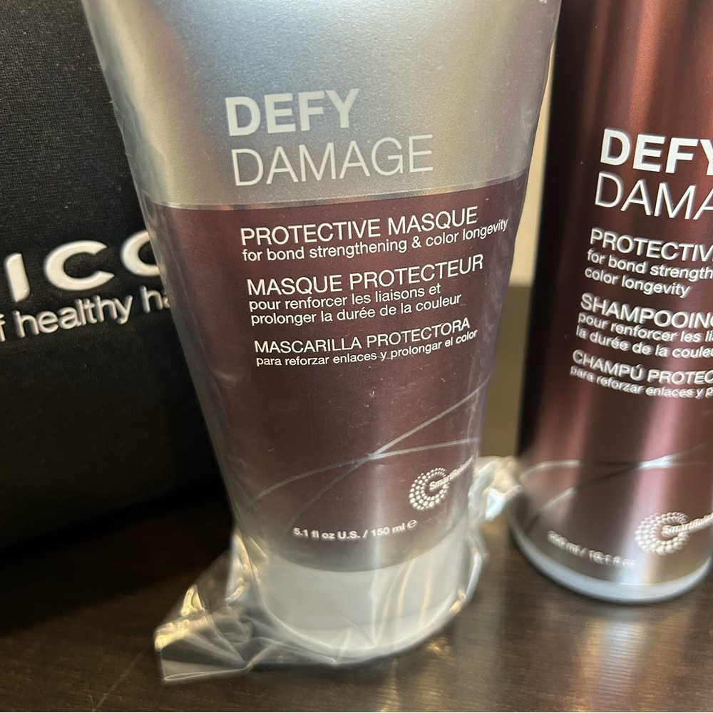 Joico Defy Damage Holiday Trio Gift Set Shampoo Power Masque Protective Shield - Picture 6 of 7